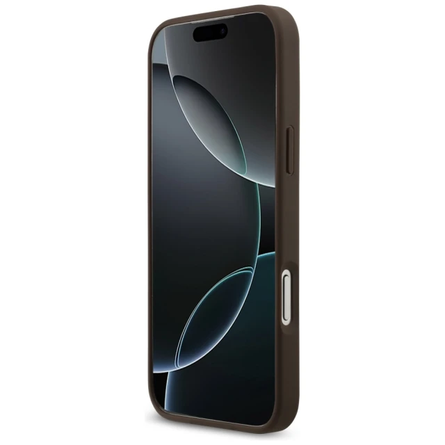 Чохол Guess 4G Circle Classic Logo для iPhone 17 Pro Max Brown with MagSafe (GUHMP17XP4PGRSGW)