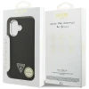 Чохол Guess Grained Triangle Logo для iPhone 17 Black with MagSafe (GUHMP17SPGTSPSK)