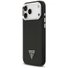 Чохол Guess Grained Triangle Logo для iPhone 17 Pro Black with MagSafe (GUHMP17LPGTSPSK)