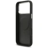 Чохол Guess Grained Triangle Logo для iPhone 17 Pro Black with MagSafe (GUHMP17LPGTSPSK)