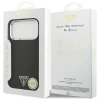 Чохол Guess Grained Triangle Logo для iPhone 17 Pro Max Black with MagSafe (GUHMP17XPGTSPSK)