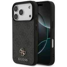 Чохол Guess 4G Small Classic Logo для iPhone 17 Pro Black with MagSafe (GUHMP17LP4SM4MK)