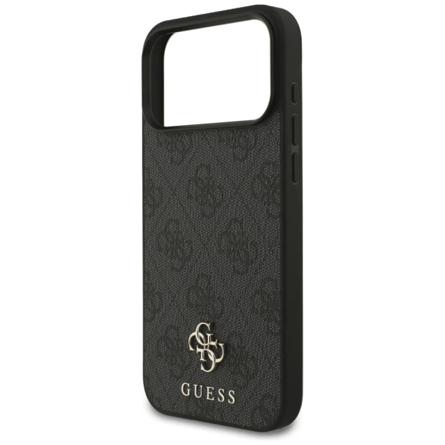 Чохол Guess 4G Small Classic Logo для iPhone 17 Pro Max Black with MagSafe (GUHMP17XP4SM4MK)