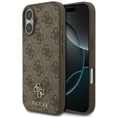 Чохол Guess 4G Small Classic Logo для iPhone 17 Brown with MagSafe (GUHMP17SP4SM4MW)