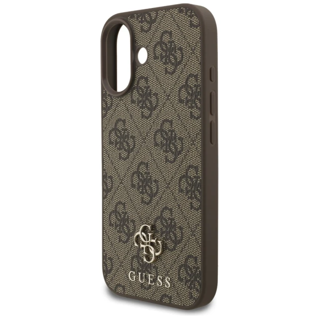 Чохол Guess 4G Small Classic Logo для iPhone 17 Brown with MagSafe (GUHMP17SP4SM4MW)