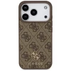 Чохол Guess 4G Small Classic Logo для iPhone 17 Pro Brown with MagSafe (GUHMP17LP4SM4MW)