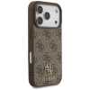 Чохол Guess 4G Small Classic Logo для iPhone 17 Pro Brown with MagSafe (GUHMP17LP4SM4MW)