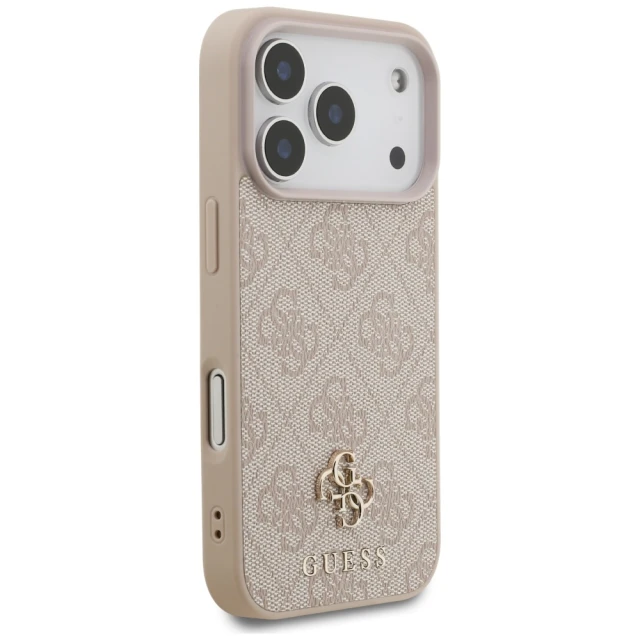 Чохол Guess 4G Small 4G and Classic для iPhone 17 Pro Pink with MagSafe (GUHMP17LP4SM4MP)