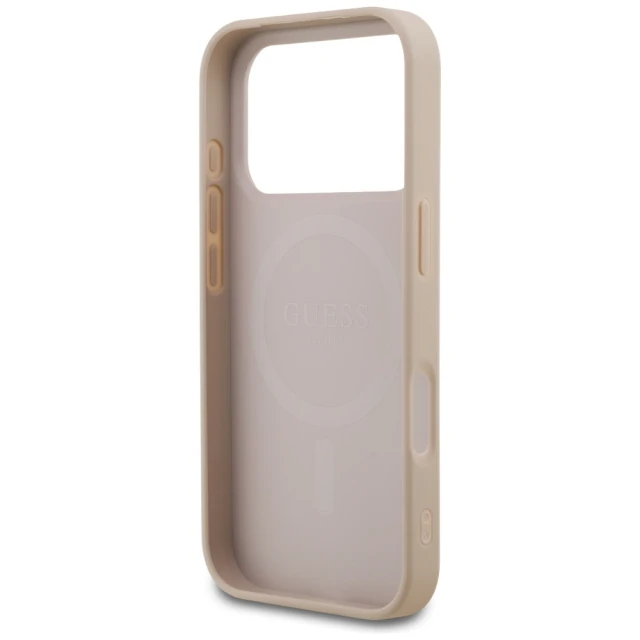 Чохол Guess 4G Small 4G and Classic для iPhone 17 Pro Pink with MagSafe (GUHMP17LP4SM4MP)