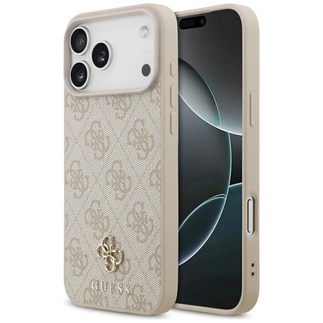 Чохол Guess 4G Small 4G and Classic для iPhone 17 Pro Max Pink with MagSafe (GUHMP17XP4SM4MP)