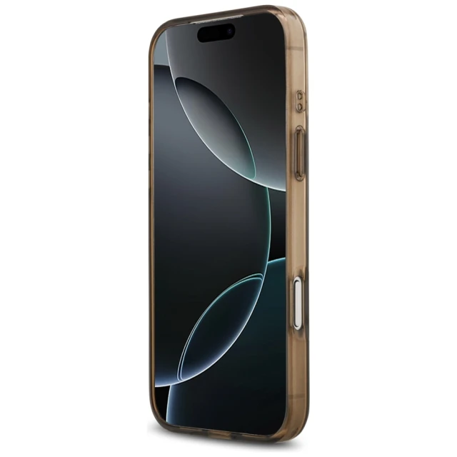 Чохол Guess IML 4G Background для iPhone 17 Pro Max Brown with MagSafe (GUHMP17XH4DTEW)
