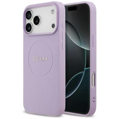 Чохол Guess Grained Ring для iPhone 17 Pro Max Purple with MagSafe (GUHMP17XPGHSMMU)