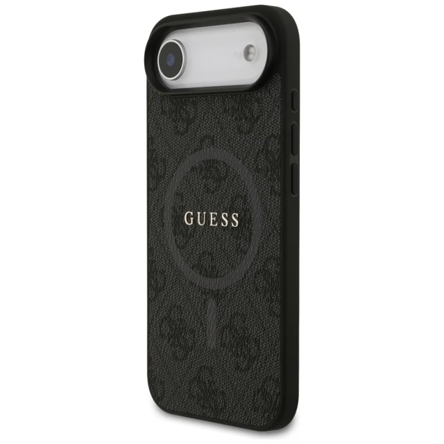 Чохол Guess 4G Ring Classic Logo для iPhone 17 Air Black with MagSafe (GUHMP17MG4GFRK)