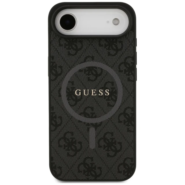 Чохол Guess 4G Ring Classic Logo для iPhone 17 Air Black with MagSafe (GUHMP17MG4GFRK)