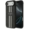 Чохол Guess 4G Printed Stripes для iPhone 17 Air Black with MagSafe (GUHMP17MP4RPSK)