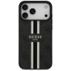 Чохол Guess 4G Printed Stripes для iPhone 17 Pro Max Black with MagSafe (GUHMP17XP4RPSK)