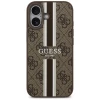 Чохол Guess 4G Printed Stripes для iPhone 17 Brown with MagSafe (GUHMP17SP4RPSW)