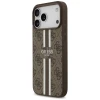 Чохол Guess 4G Printed Stripes для iPhone 17 Pro Max Brown with MagSafe (GUHMP17XP4RPSW)