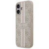 Чехол Guess 4G Printed Stripes для iPhone 17 Pink with MagSafe (GUHMP17SP4RPSP)