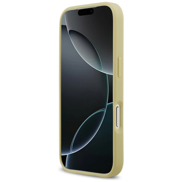Чохол Guess Rhinestone Triangle Logo для iPhone 17 Pro Gold (GUHCP17LHDGTPD)