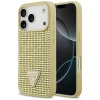 Чохол Guess Rhinestone Triangle Logo для iPhone 17 Pro Gold (GUHCP17LHDGTPD)