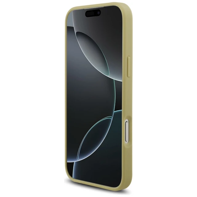 Чохол Guess Rhinestone Triangle Logo для iPhone 17 Pro Max Gold (GUHCP17XHDGTPD)