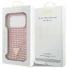 Чохол Guess Rhinestone Triangle Logo для iPhone 17 Pro Pink (GUHCP17LHDGTPP)