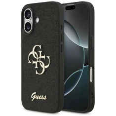 Чохол Guess Fixed Glitter Big 4G для iPhone 17 Black (GUHCP17SHG4SGK)