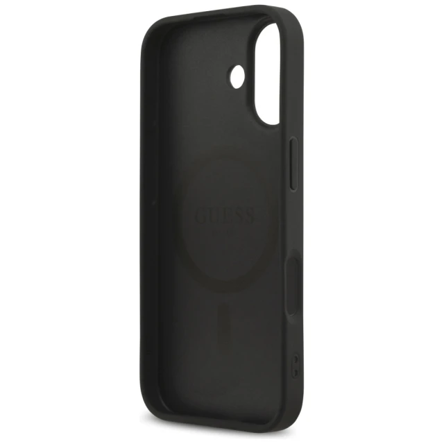 Чохол Guess Saffiano Classic Logo для iPhone 17 Black with MagSafe (GUHMP17SPSAHMCK)