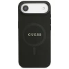 Чохол Guess Saffiano Classic Logo для iPhone 17 Air Black with MagSafe (GUHMP17MPSAHMCK)