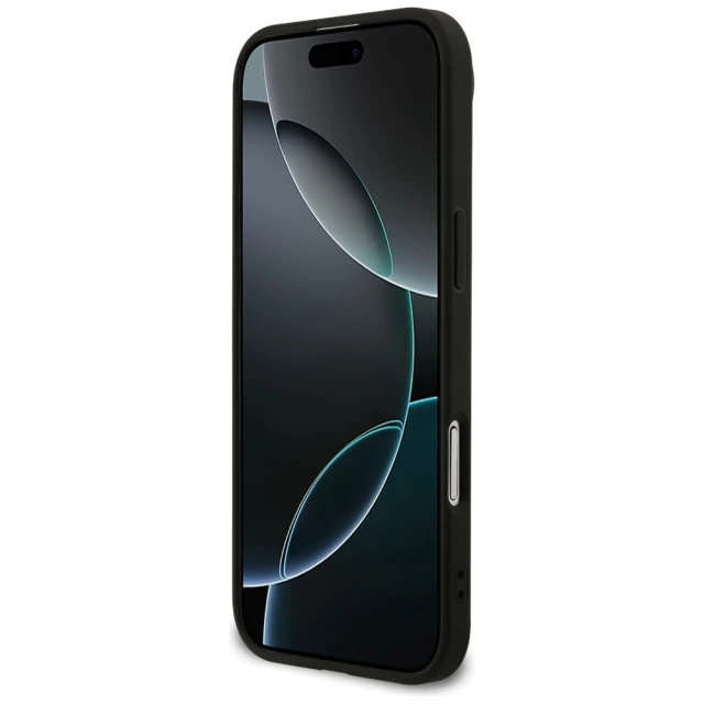 Чохол Guess Saffiano Classic Logo для iPhone 17 Air Black with MagSafe (GUHMP17MPSAHMCK)