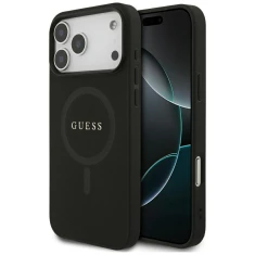 Чохол Guess Saffiano Classic Logo для iPhone 17 Pro Max Black with MagSafe (GUHMP17XPSAHMCK)