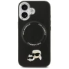 Чохол Karl Lagerfeld Karl & Choupette Pins для iPhone 17 Black with MagSafe (KLHMP17SPSMLRKCK)