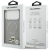 Чохол Karl Lagerfeld Karl & Choupette Pins для iPhone 17 Pro Gray with MagSafe (KLHMP17LPSMLRKCG)