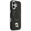 Чохол Karl Lagerfeld Karl Pin для iPhone 17 Black with MagSafe (KLHMP17SPSMLRKLK)