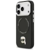 Чохол Karl Lagerfeld Karl Pin для iPhone 17 Pro Black with MagSafe (KLHMP17LPSMLRKLK)