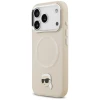 Чохол Karl Lagerfeld Karl Pin для iPhone 17 Pro Beige with MagSafe (KLHMP17LPSMLRKLE)
