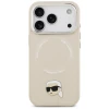 Чохол Karl Lagerfeld Karl Pin для iPhone 17 Pro Beige with MagSafe (KLHMP17LPSMLRKLE)