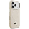 Чохол Karl Lagerfeld Karl Pin для iPhone 17 Pro Beige with MagSafe (KLHMP17LPSMLRKLE)