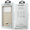 Чохол Karl Lagerfeld Karl Pin для iPhone 17 Pro Beige with MagSafe (KLHMP17LPSMLRKLE)