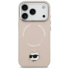 Чехол Karl Lagerfeld Choupette Pin для iPhone 17 Pro Max Pink with MagSafe (KLHMP17XPSMLRCHP)