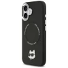 Чехол Karl Lagerfeld Choupette Pin для iPhone 17 Black with MagSafe (KLHMP17SPSMLRCHK)