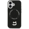 Чехол Karl Lagerfeld Choupette Pin для iPhone 17 Black with MagSafe (KLHMP17SPSMLRCHK)
