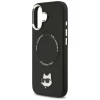 Чехол Karl Lagerfeld Choupette Pin для iPhone 17 Black with MagSafe (KLHMP17SPSMLRCHK)