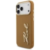Чехол Karl Lagerfeld Karl Script Logo для iPhone 17 Pro Max Brown (KLHCP17XPSKMGVW)