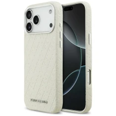 Чохол Karl Lagerfeld FW Stamped Karl для iPhone 17 Pro Max Beige with MagSafe (KLHMP17XPGKLFOFE)