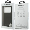 Чохол Karl Lagerfeld Initial & Metal Logo для iPhone 17 Pro Black with MagSafe (KLHMP17LPGFKLRDK)