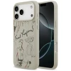 Чохол Karl Lagerfeld Grained Pattern & Logo для iPhone 17 Pro Max Gray with MagSafe (KLHMP17XPGGRMPKG)