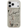 Чохол Karl Lagerfeld Grained Pattern & Logo для iPhone 17 Pro Max Gray with MagSafe (KLHMP17XPGGRMPKG)