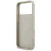 Чохол Karl Lagerfeld Grained Pattern & Logo для iPhone 17 Pro Max Gray with MagSafe (KLHMP17XPGGRMPKG)